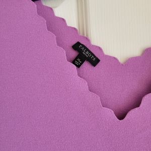 Orchid color Talbots sweater